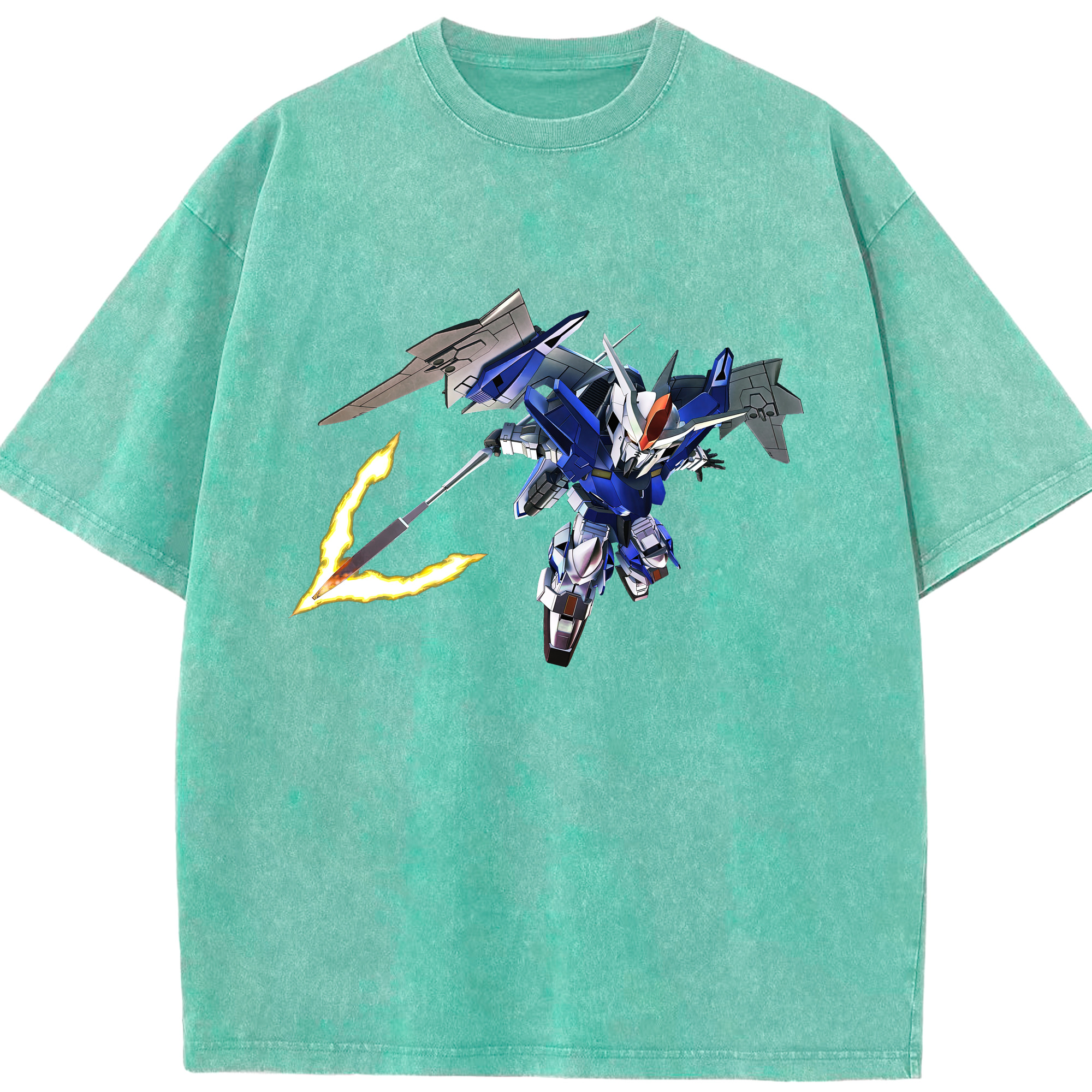 （画像用） 機動戦士ガンダム Mobile Suit Gundam 綿100% ヴィンテージ風 半袖Tシャツ（フロントプリント）